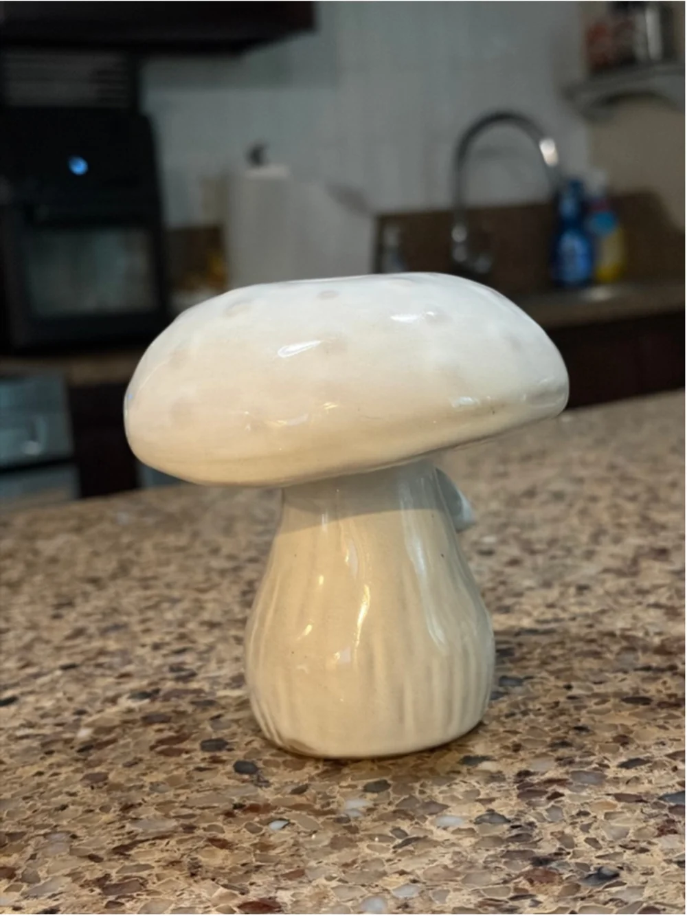 Set of Brand New Mushroom Candle Holders Beige
